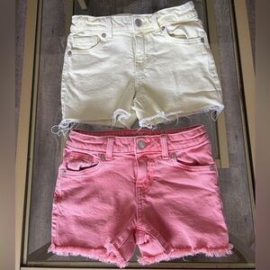 Cat & Jack Kids Frayed Hem Denim Shorts (Set of 2)